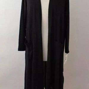 New LulaRoe Noir solid black 3xl Sarah cardigan